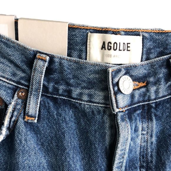 AGOLDE Riley High Rise Straight Crop size 28/25 - Picture 3 of 6